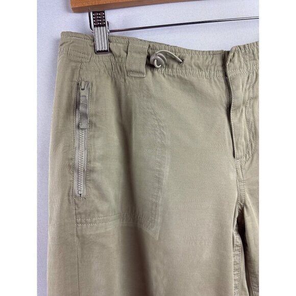 The Original Arizona Jean Co. Womens Khaki Cargo Pants Size 7 With Embroidered D - Picture 5 of 7